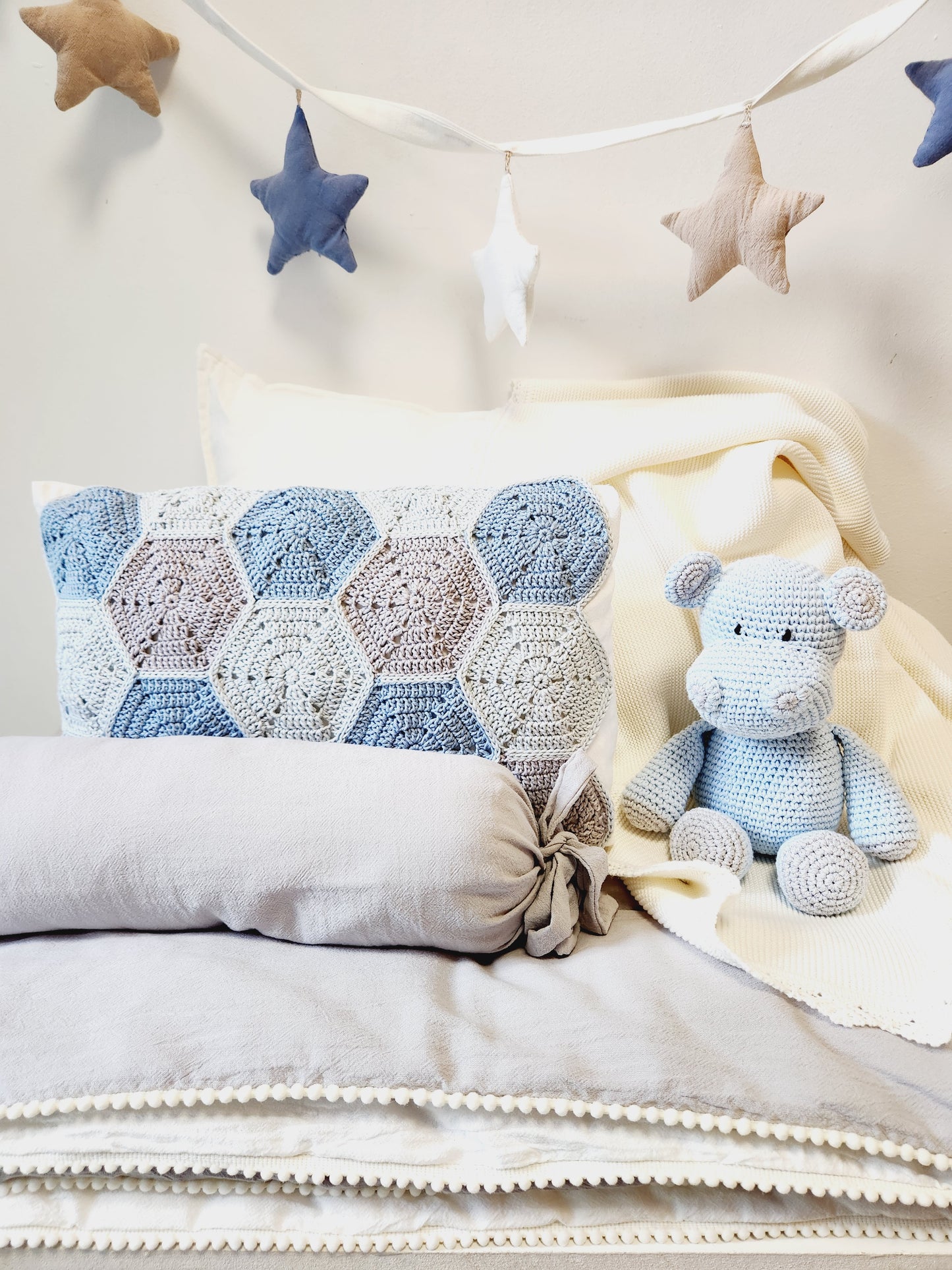 Almohadones de crochet