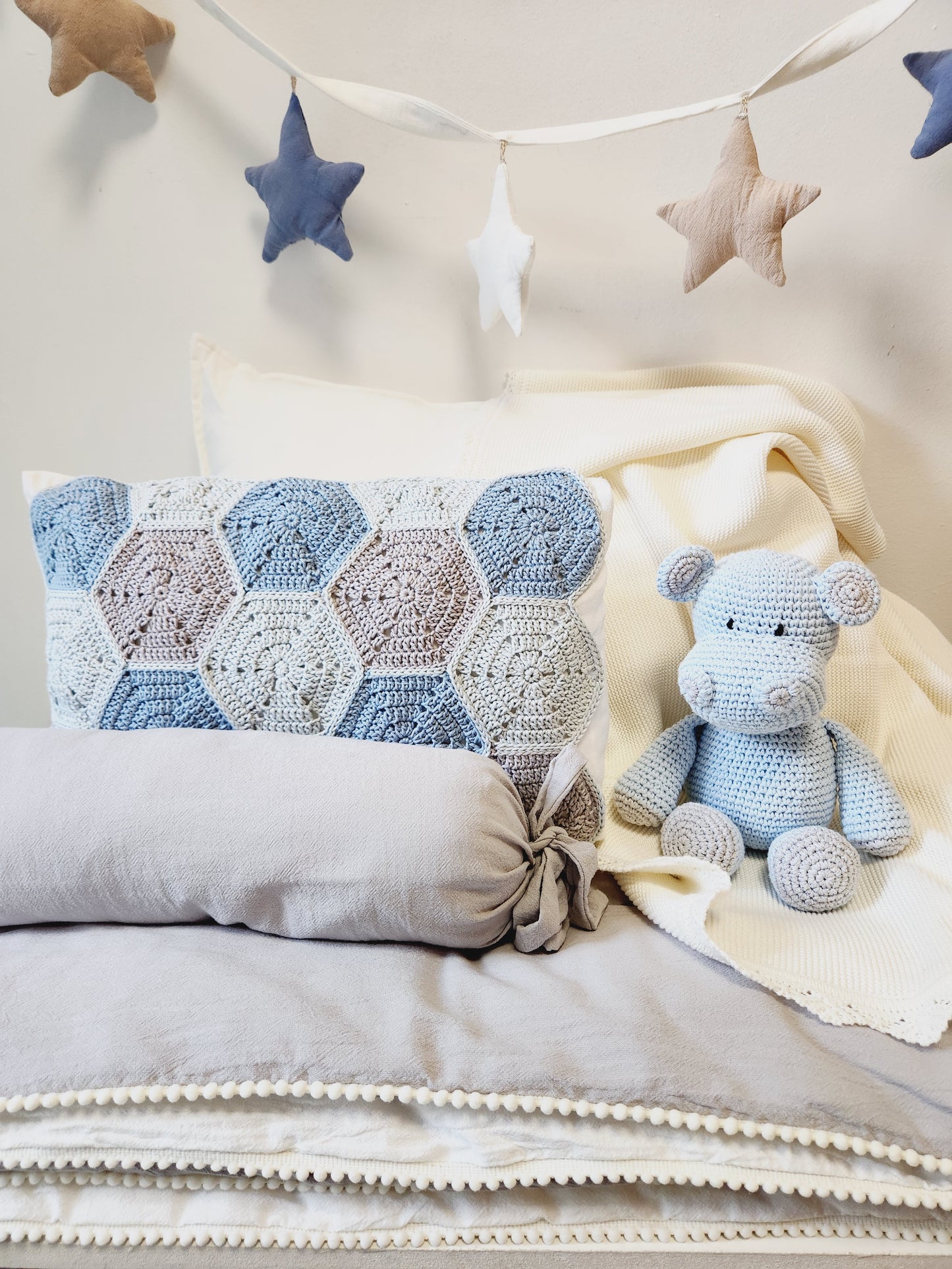 Almohadones de crochet