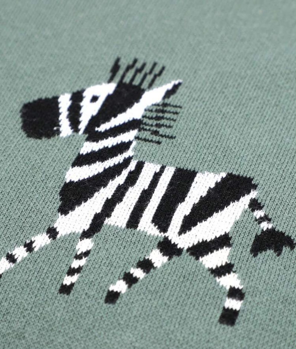 Manta tejida estampada