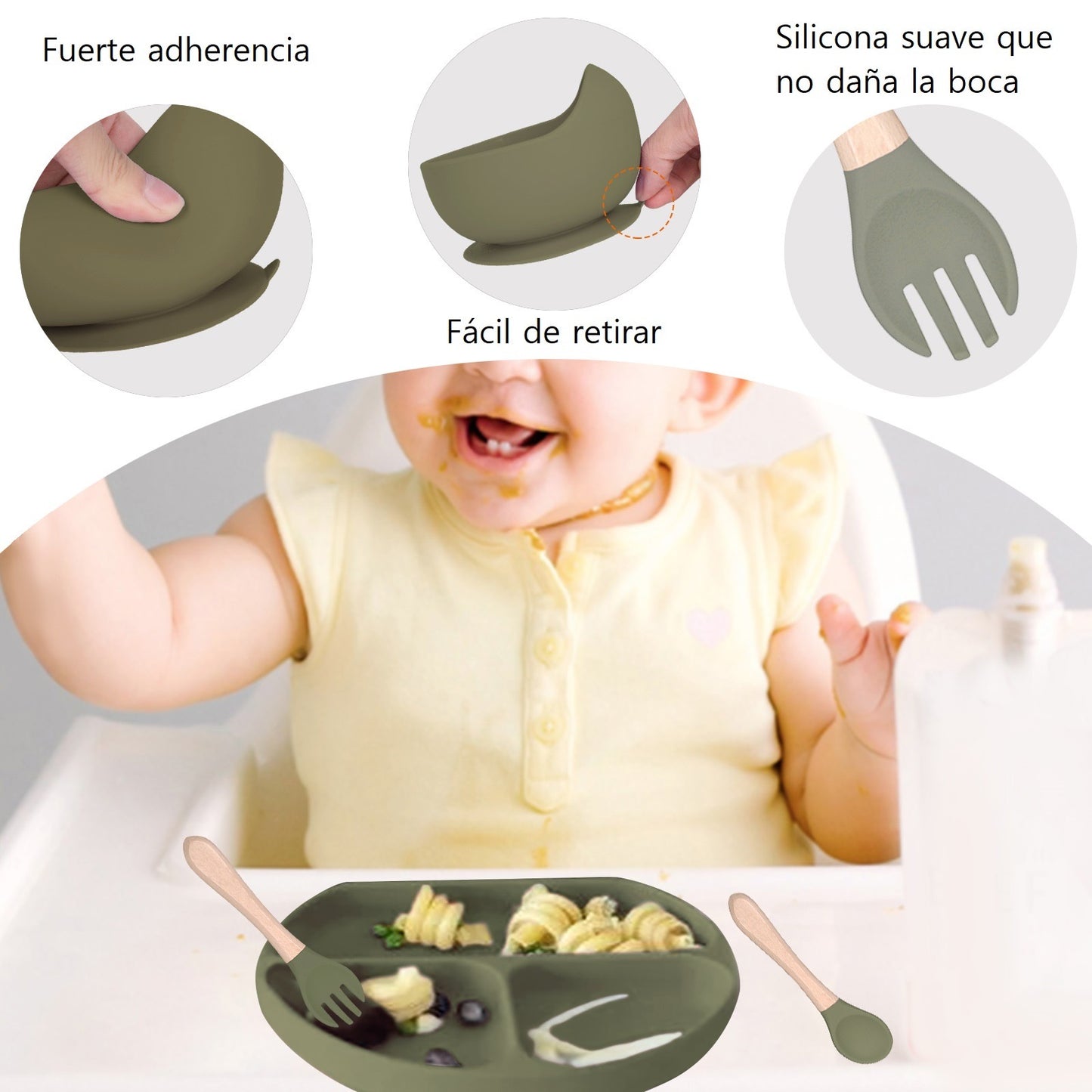 Set de Alimentación de Silicona Premium